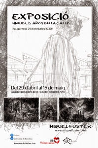 Poster expo Miquel Fuster para expositor digital