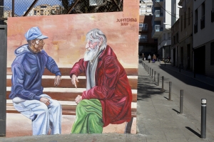 Mural per trencar prejudicis d'Arrels